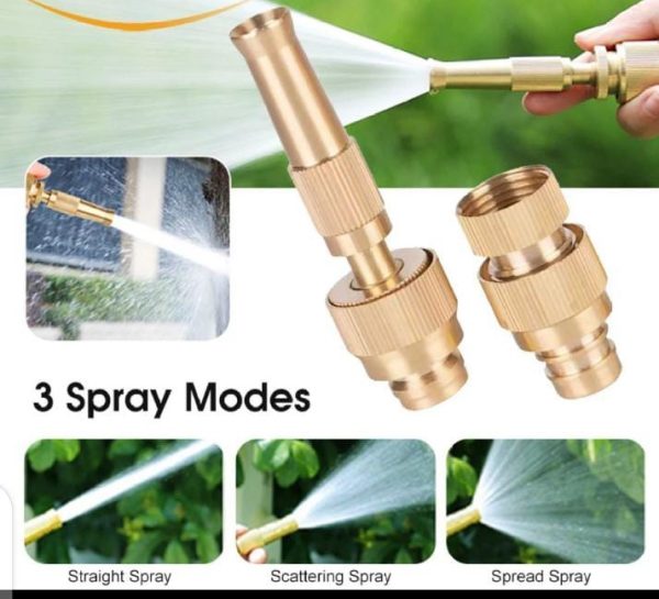 Portable Water Sprayer Nozzle Adjustable High Pressure Car Washing Garden Hose Sprinkler System Car Wash Watering Water Spray Nozzle