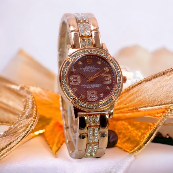 Rolex Quartz Luxurious Watches For Girls